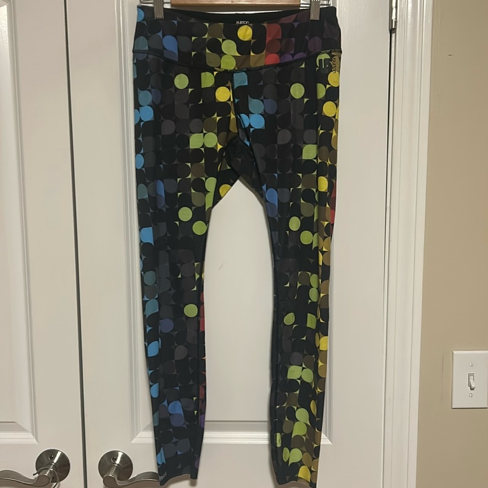 Burton Dryride thermal dot baselayer pants leggings Small